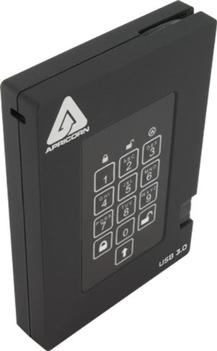 Apricorn Aegis Fortress 2 TB USB Type-A 3.2 Gen 1 (3.1 Gen 1) Black