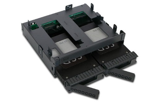 Icy Dock MB732SPO-B drive bay panel Black