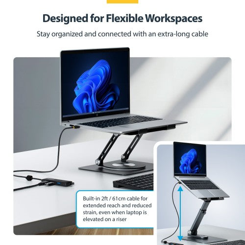 StarTech.com H5A4A-USB-HUB-2 interface hub USB 3.2 Gen 1 (3.1 Gen 1) Type-A 5000 Mbit/s Black