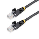 StarTech.com 10 ft Black Snagless Category 5e (350 MHz) UTP Patch Cable networking cable 120.1" (3.05 m)