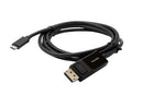 VisionTek 901288 video cable adapter 78.7" (2 m) USB Type-C DisplayPort Black