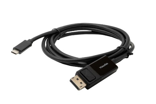 VisionTek 901288 video cable adapter 78.7" (2 m) USB Type-C DisplayPort Black