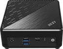 MSI CUBI N ADL S-055BUS PC/workstation barebone 0.69L sized PC Black N100