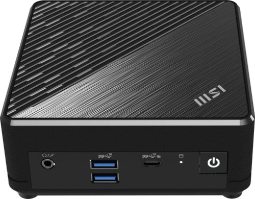 MSI CUBI N ADL S-055BUS PC/workstation barebone 0.69L sized PC Black N100