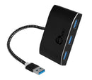 Siig JU-H40F12-S1 interface hub USB 3.2 Gen 1 (3.1 Gen 1) Type-A 5000 Mbit/s Black