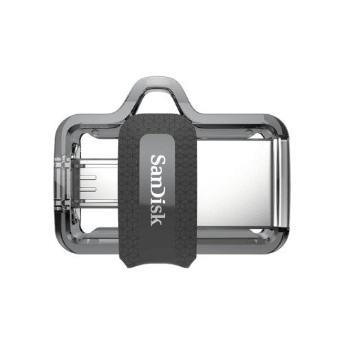 SanDisk 32GB Ultra Dual m3.0 USB flash drive USB Type-A / Micro-USB 3.2 Gen 2 (3.1 Gen 2) Gray, Stainless steel