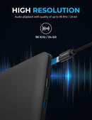 Sabrent CB-UC35 audio cable 3.5mm USB Type-A Black