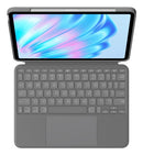 Logitech Combo Touch for iPad Air 11-inch (M2 & M3), iPad Air (5th gen) QWERTY English Smart Connector Gray