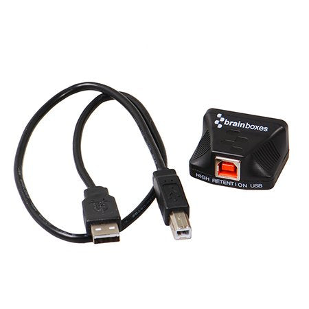 Brainboxes US-320 cable gender changer RS-422/485 USB Black