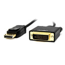 Rocstor Y10C155-B1 video cable adapter 70.9" (1.8 m) DisplayPort DVI-D Black