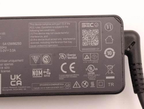 Lenovo 5A10W86293 power adapter/inverter Indoor 45 W Black