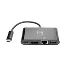 Tripp Lite U444-06N-HGUB-C laptop dock/port replicator USB 3.2 Gen 2 (3.1 Gen 2) Type-C Black