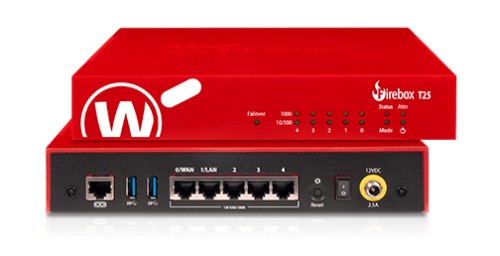 WatchGuard Firebox T25 hardware firewall 3.14 Gbit/s