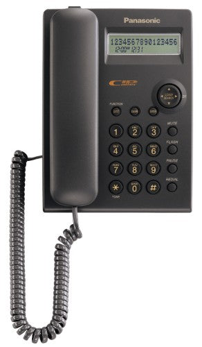 Panasonic KX-TSC11B Corded Telephone, Black DECT telephone Caller ID