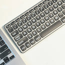 Macally UCABLZKEYLPSG keyboard Universal USB QWERTY English Black, Gray