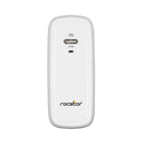 Rocstor Y10A247-W1 mobile device charger Laptop White AC Indoor