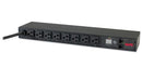 APC AP7801B power distribution unit (PDU) 8 AC outlet(s) 1U Black