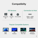 Plugable Technologies USBC-4IN1 laptop dock/port replicator Wired USB 3.2 Gen 2 (3.1 Gen 2) Type-C Silver