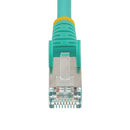 StarTech.com NLAQ-8F-CAT6A-PATCH networking cable Aqua color 94.5" (2.4 m) S/FTP (S-STP)