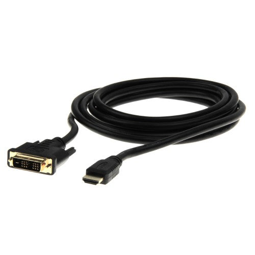 Rocstor Y10C125-B1 video cable adapter 120" (3.05 m) DVI-D HDMI Black