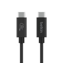 Belkin INZ004BT2MBK USB cable USB4 Gen 2x2 78.7" (2 m) USB C Black