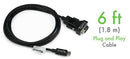 Plugable Technologies USBC-VGA-CABLE video cable adapter 70.9" (1.8 m) USB Type-C VGA (D-Sub) Black