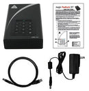 Apricorn Aegis Padlock DT external hard drive 6 TB USB Type-A 3.2 Gen 1 (3.1 Gen 1) Black