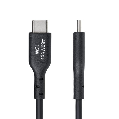 StarTech.com USB2AC3FBKE USB cable USB 2.0 35.4" (0.9 m) USB A USB C Black