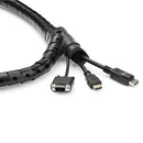 StarTech.com CMSCOILED3 cable organizer Cable sleeve Black 1 pc(s)