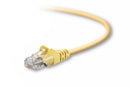 Belkin Cat5e, 3ft, 1 x RJ-45, 1 x RJ-45, Yellow networking cable 35.4" (0.9 m)