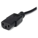 StarTech.com PXT10115 power cable Black 179.9" (4.57 m) NEMA 5-15P C13 coupler