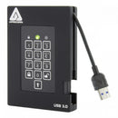 Apricorn Aegis Fortress 2 TB USB Type-A 3.2 Gen 1 (3.1 Gen 1) Black