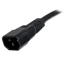 StarTech.com PXTC14C156 power cable Black 70.9" (1.8 m) C14 coupler C15 coupler