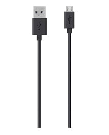 Belkin 1.2m USB 2.0 - microUSB m/m USB cable 47.2" (1.2 m) USB A Micro-USB B Black