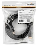 Rocstor Y10C891-B1 HDMI cable 181.1" (4.6 m) HDMI Type A (Standard) Black