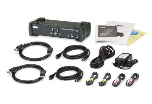 ATEN CS1922 KVM switch Black