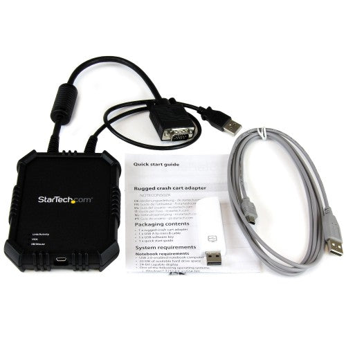 StarTech.com NOTECONS02X KVM switch Black