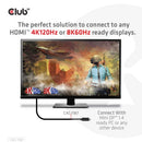 CLUB3D CAC-1187 video cable adapter 70.9" (1.8 m) Mini DisplayPort HDMI Black