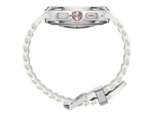 Samsung Galaxy Watch Ultra 1.5" AMOLED 47 mm Digital 480 x 480 pixels Touchscreen 4G Titanium, White Wi-Fi GPS (satellite)