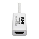 Tripp Lite P137-06N-HD-UHD video cable adapter 6" (0.152 m) Mini DisplayPort HDMI White
