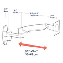 Ergotron LX Series LX Wall Monitor Arm 34" White