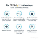 StarTech.com CABSHELF1U rack accessory Shelf