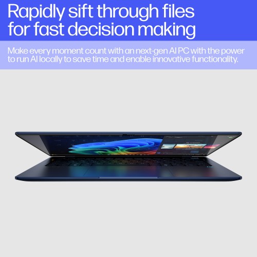 HP EliteBook Ultra G1q AI Qualcomm Snapdragon X1E-78-100 Laptop 14" Touchscreen 2.2K 16 GB LPDDR5x-SDRAM 512 GB SSD Wi-Fi 6E (802.11ax) Windows 11 Pro Blue