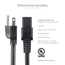 StarTech.com PXT515C19146 power cable Black 70.9" (1.8 m) NEMA 5-15P C19 coupler