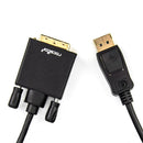 Rocstor Y10C155-B1 video cable adapter 70.9" (1.8 m) DisplayPort DVI-D Black