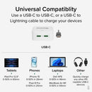 Plugable Technologies PS-40C2W mobile device charger Universal White AC Fast charging Indoor