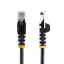 StarTech.com 50 ft Black Snagless Category 5e (350 MHz) UTP Patch Cable networking cable 600" (15.2 m)