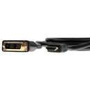 Rocstor Y10C125-B1 video cable adapter 120" (3.05 m) DVI-D HDMI Black