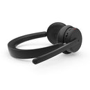 Lenovo 6550 Headset Wireless Head-band Office/Call center USB Type-C Bluetooth Black