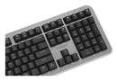 Kensington MK7500F QuietType Pro keyboard Home/Office USB + RF Wireless + Bluetooth QWERTY US English Aluminum, Black